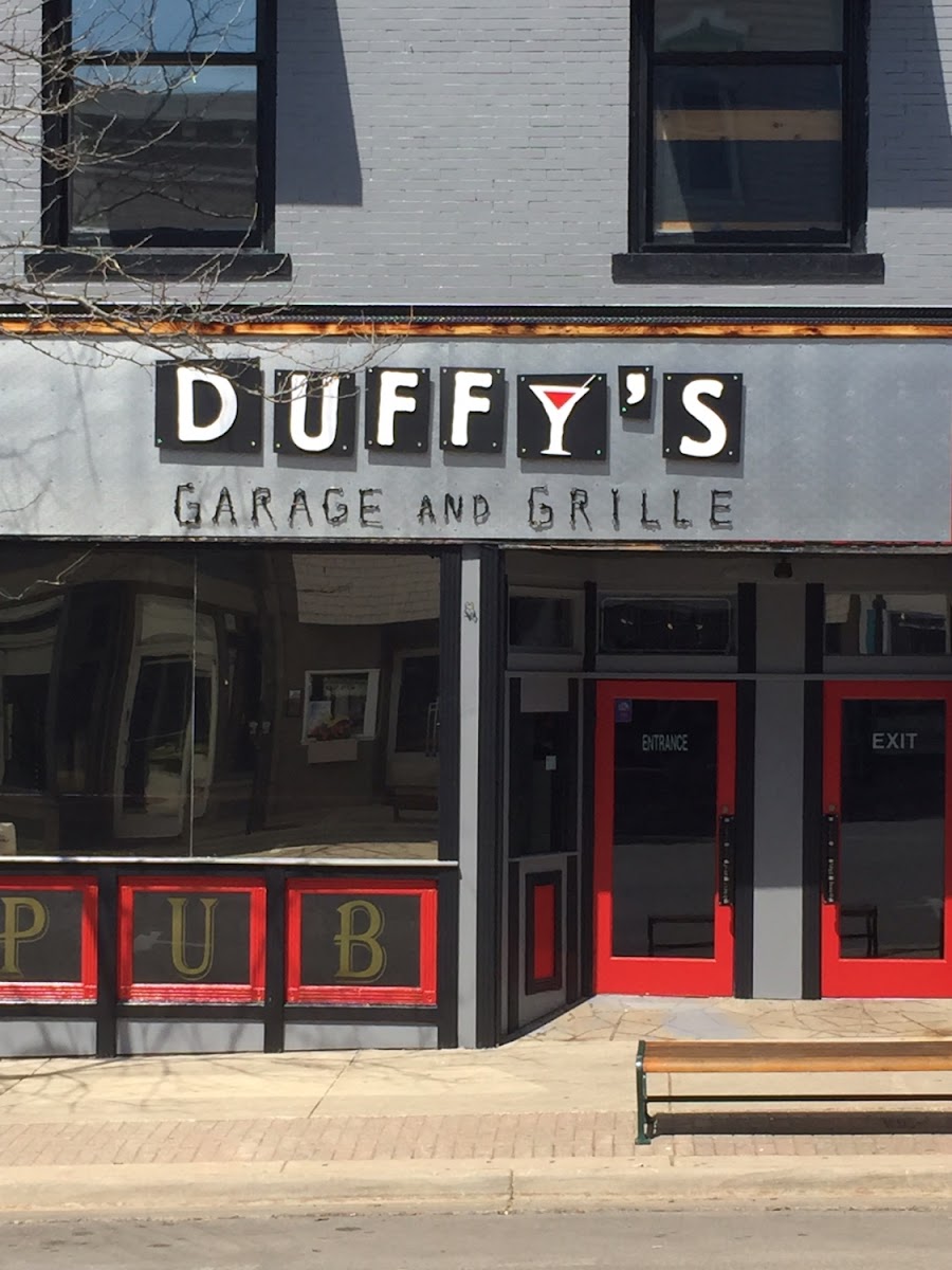 Gluten-Free at Duffy's Garage & Grille