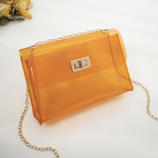 Title 6, Bolsa cosmética laser transparente jelly bag, i...