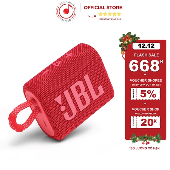 Loa Bluetooth Mini Jbl Go 3 - Chính Hãng Pgi