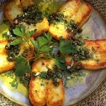 Fried Halloumi Cheese with Lime and Caper Vinaigrette was pinched from <a href="http://www.deliaonline.com/recipes/main-ingredient/lime/fried-halloumi-cheese-with-lime-and-caper-vinaigrette.html" target="_blank">www.deliaonline.com.</a>