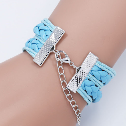 Title 5, Womens Time Stone Multilayer Leather Bracelet....