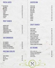 Lima Resto Cafe menu 1