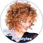 Cover Image of Télécharger Short Curly Hairstyles 1.1 APK