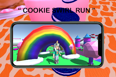 Run Cookie Swirl Roblox S Rainbow Mod Obby 1 0 Apk Android Apps - roblox obby videos 10 hours rainbow