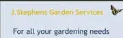 J Stephens garden services Logo