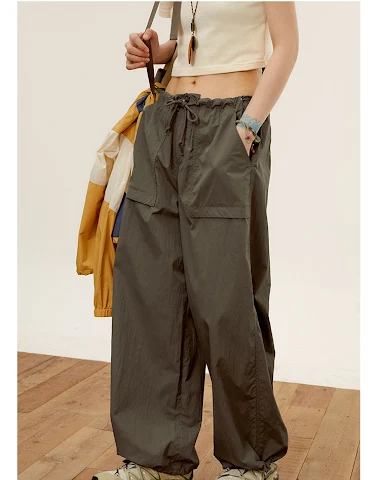 Pantalones anchos de verano para mu - 0