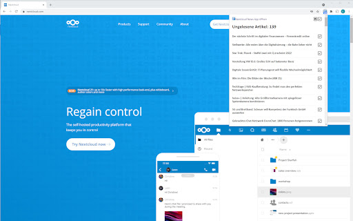 nextcloud-news-webextension