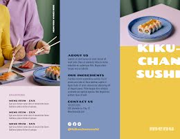 Kiku-Chan Sushi - Trifold Brochure item