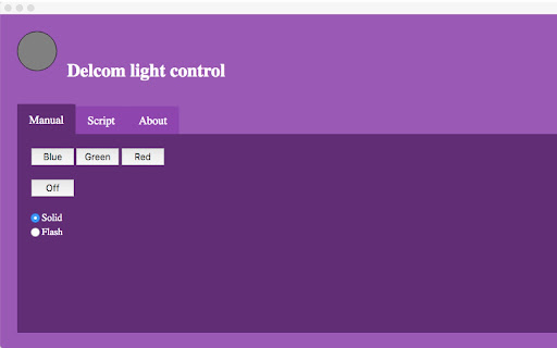 Chrome Delcom Light Controller