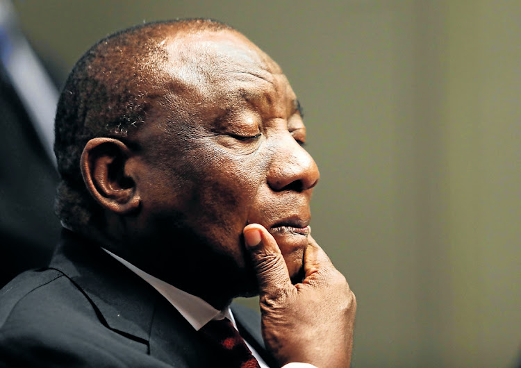 ANC president Cyril Ramaphosa survived a heated NEC meeting this week. File photo