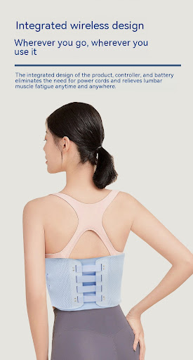 Title 6, Massage Belt EMS Pulse Hot Compress Vibration