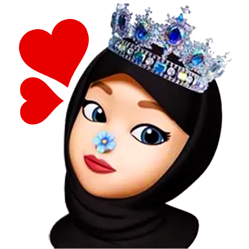 New Memoji Hijab Stickers - WAStickerApps