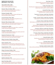 The Taste Of Thar menu 4