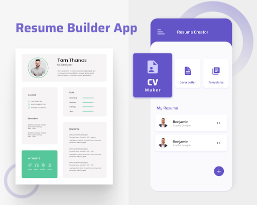 Screenshot Resume Builder - Cv Maker