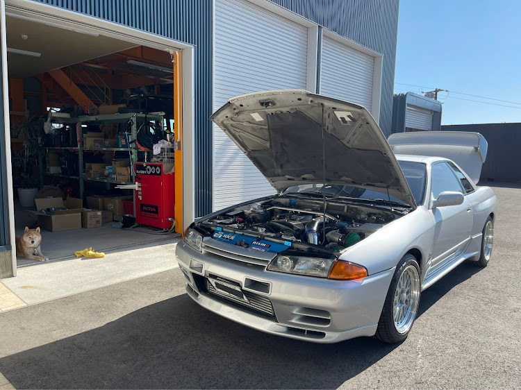 スカイライン GT-RのGT-R・BNR32・スカイライン・芝犬・洗車に関するカスタム事例の投稿画像1枚目