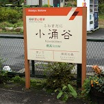 Kowakidani train station in Hakone, Japan 