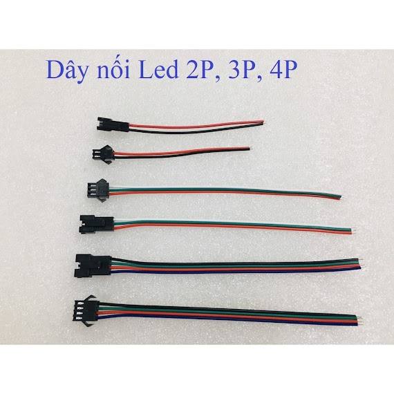 Dây Jack Nối Led 2 Pin, 3 Pin, 4 Pin Cho Led