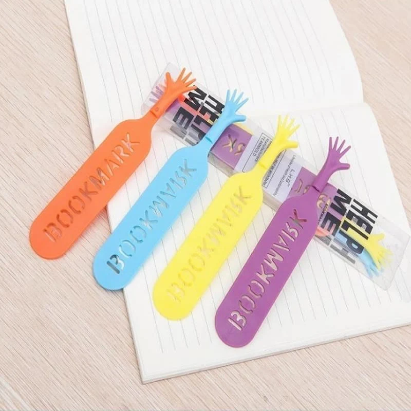 4-color HELP ME bookmark