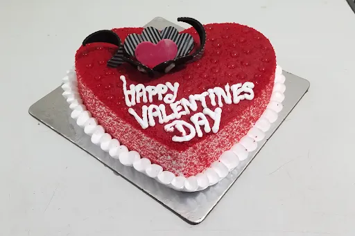 Valentine Heart Shape Red Velvet Cake