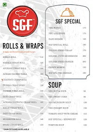 SGF - Spice Grill Flame menu 1