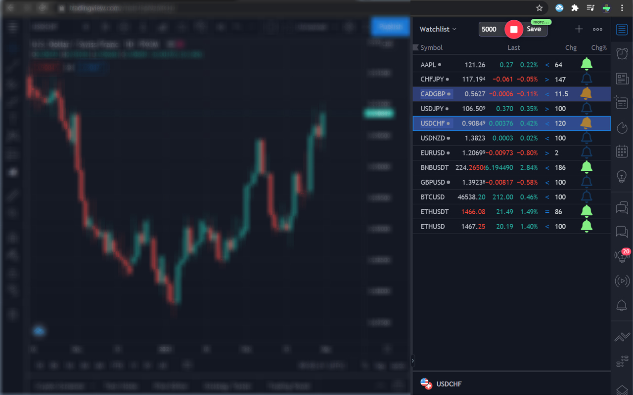 Tradingview Alarm Preview image 2