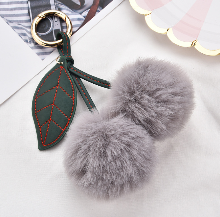 Hairy ball bag pendant