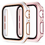 Ốp Kính Cường Lực Bảo Vệ Đồng Hồ Apple Watch Series 7 3 4 5 6 Se 45Mm 41Mm 44Mm 40Mm 42Mm 38Mm 45Mm 41Mm