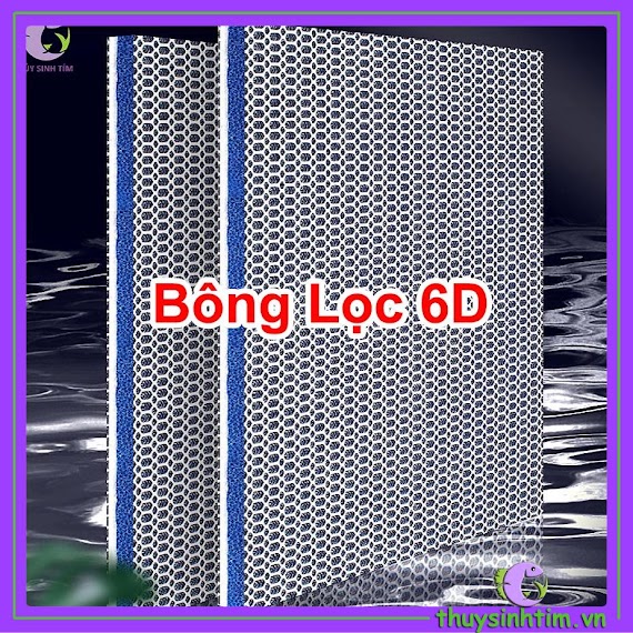 Tấm Lọc 6D - Bông Lọc Bể Cá Cao Cấp Thế Hệ Mới