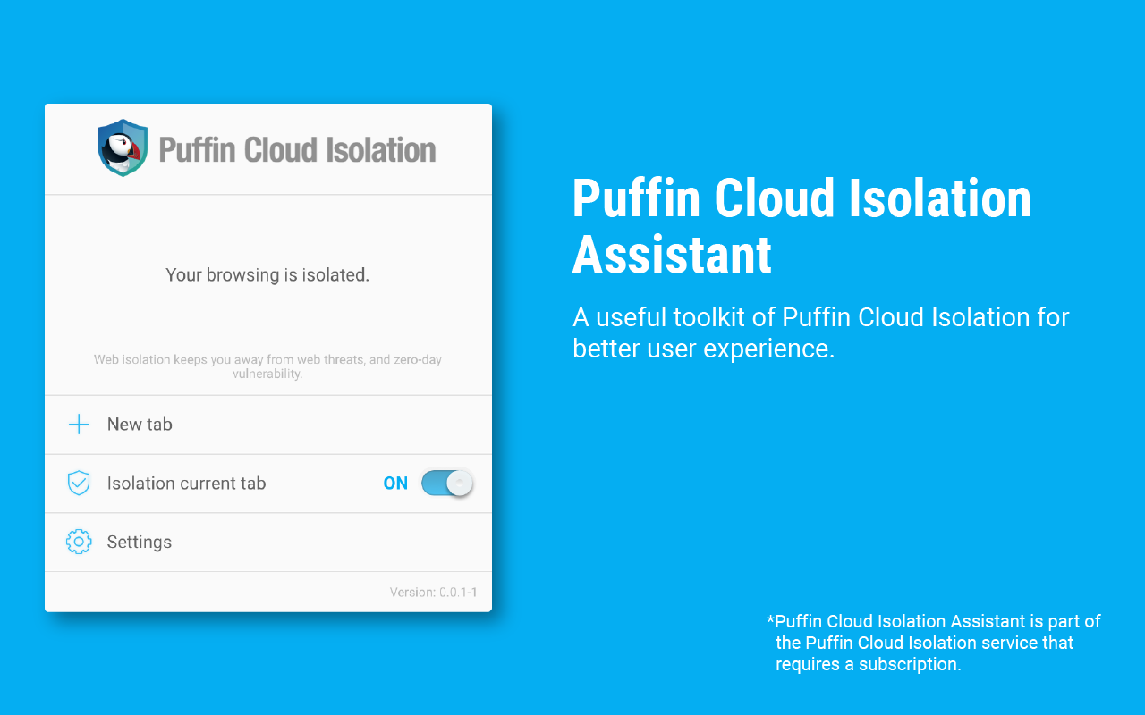 Puffin Cloud Isolation Assistant EE Preview image 1