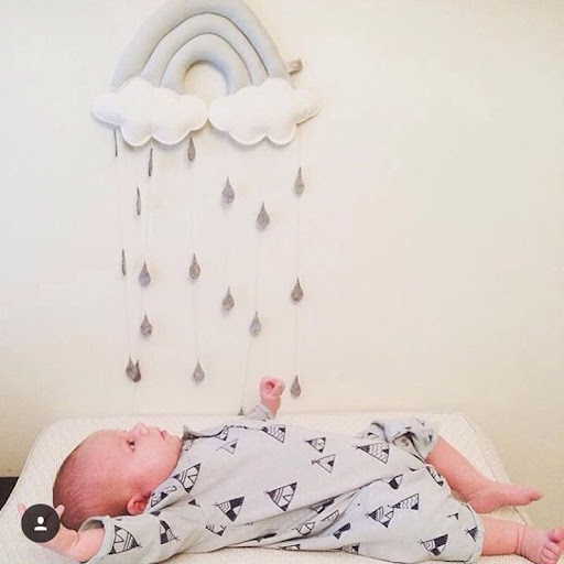 Title 1, Rainbow Cloud Wall Decoration Hanging Decoratio...
