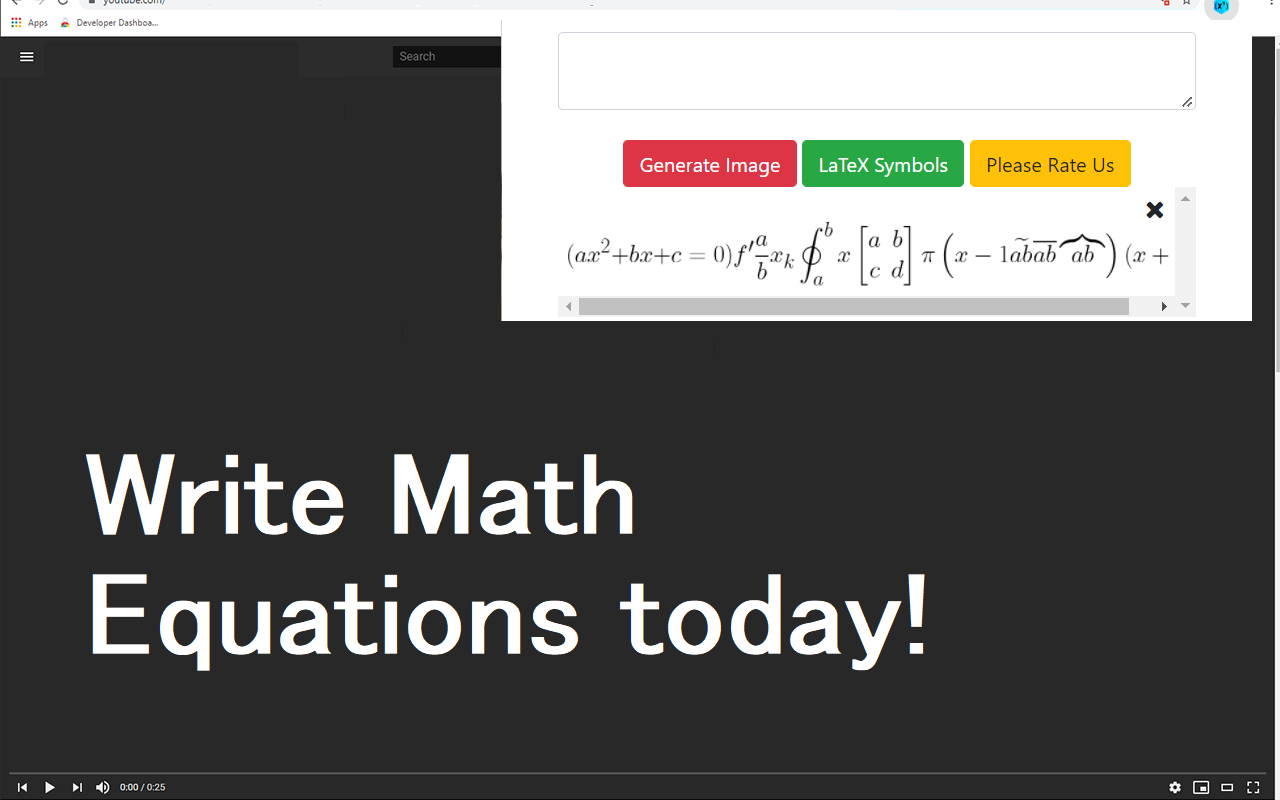 Latex Math Equations for Google Chrome™ Preview image 1