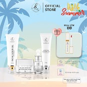 Bộ 4 Sản Phẩm Ngừa Nám Trắng Da Kn Beauty Kem Dưỡng + Serum + Sữa Rửa Mặt + Tẩy Tế Bào Chết Tặng 1 Son