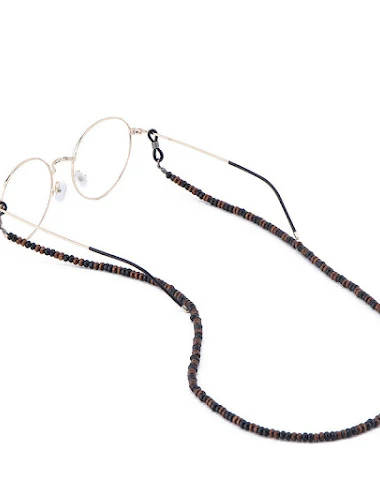 Lunettes de soleil vintage en bois - 1