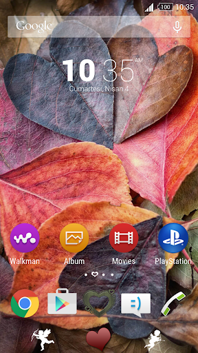 For Xperia Theme Love Premium