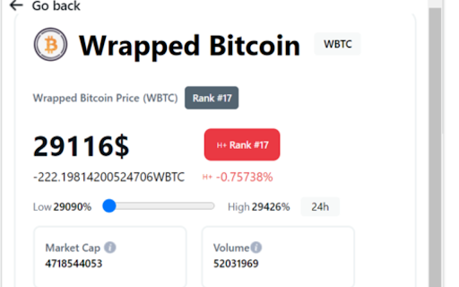 Crypto-Widget