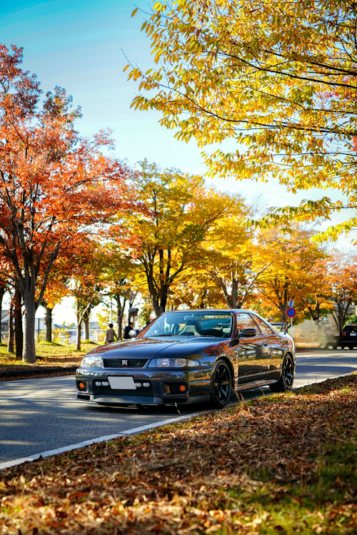 スカイライン GT-Rの紅葉ドライブ・GTR33・ドライブ・愛車の一番好きな角度に関するカスタム事例の投稿画像5枚目