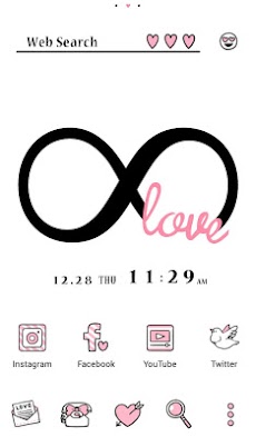 シンプル 壁紙アイコン Infinite Love 無料 Androidアプリ Applion