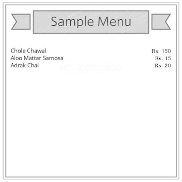 Cha Se chai menu 