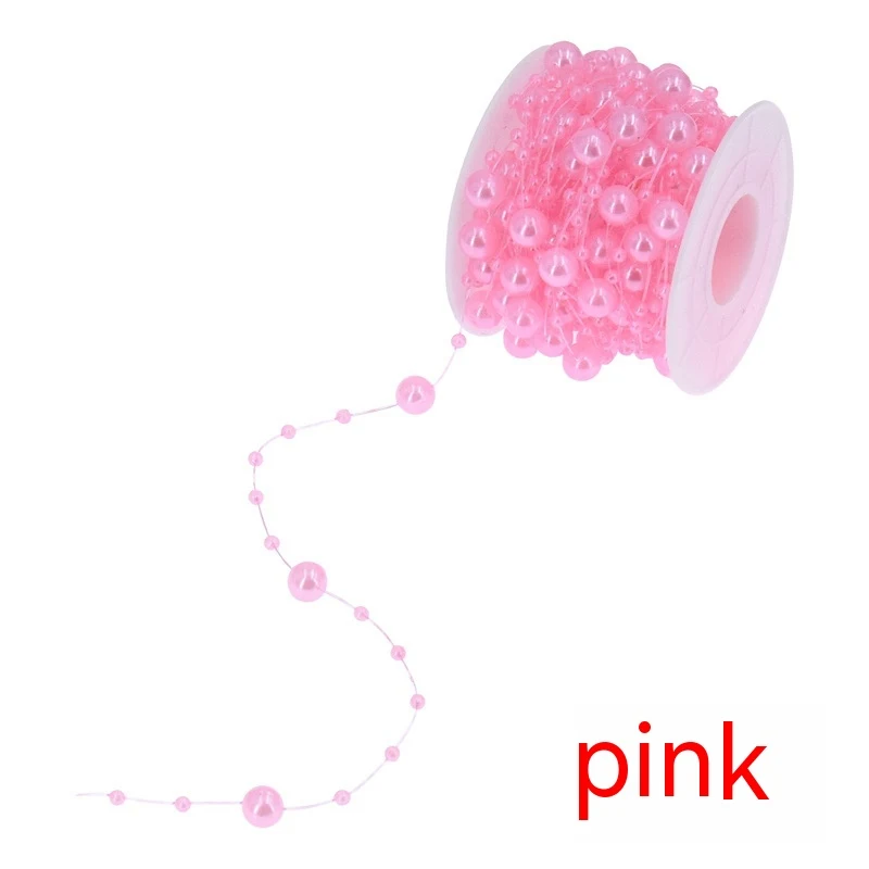 Starry Pearl Plastic Vislijn Kralen String voor knutselen en sieraden. Creëer prachtige, glanzende creaties met deze duurzame draad.