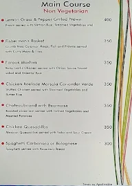 Zero Degrees menu 8