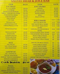 Sai Pav Bhaji & Juice Bar menu 4