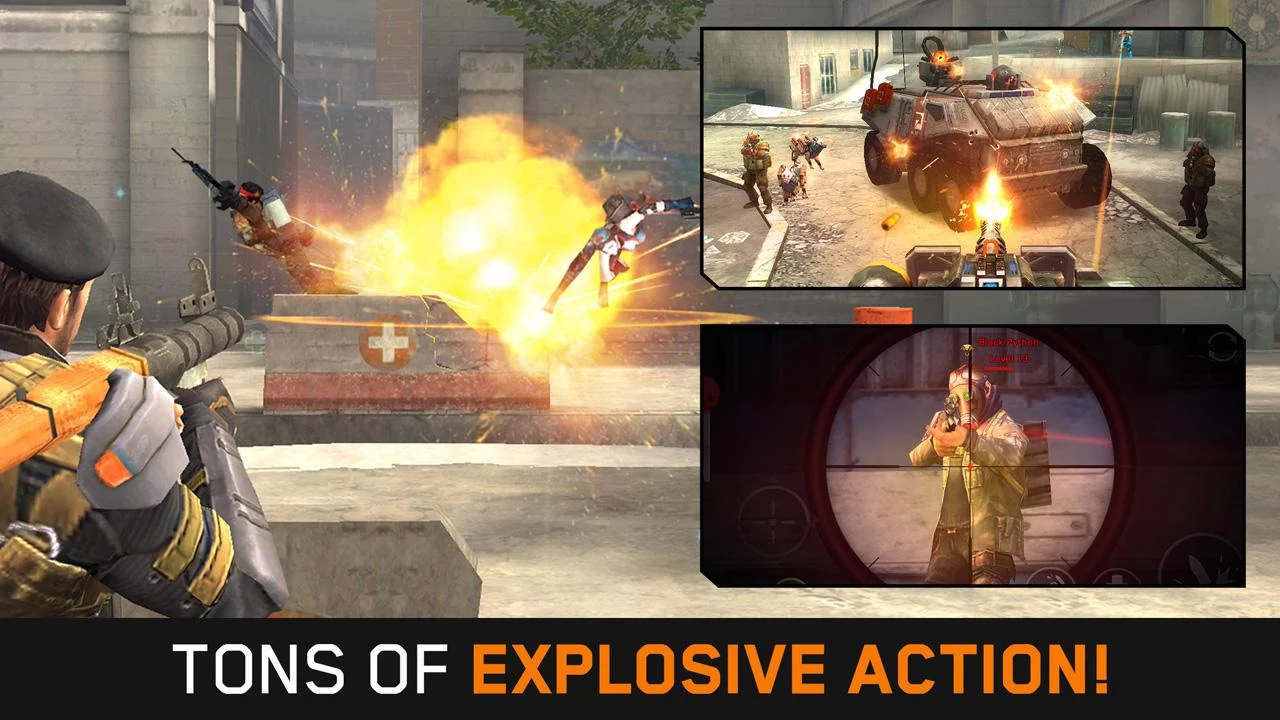 Screenshot FRONTLINE COMMANDO: RIVALS v0.3.0 Apk + Data Mod [God Mod]