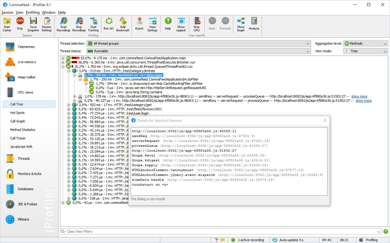 JProfiler Origin Tracker Preview image 1