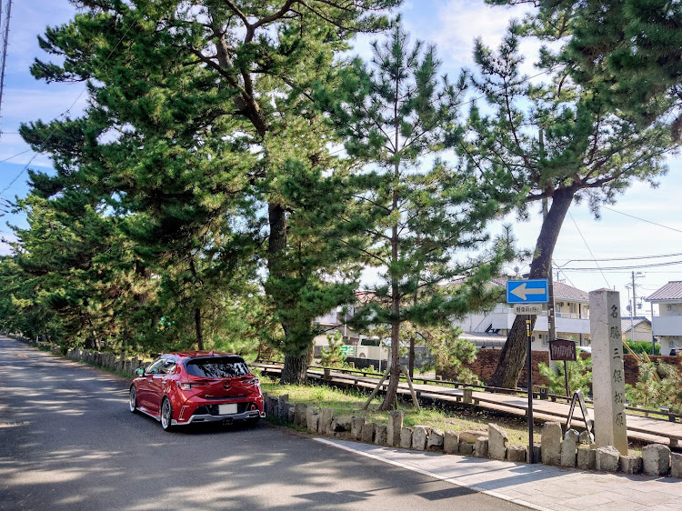 カローラスポーツの三保松原・御穂神社・富士川橋・夏休みの思い出に関するカスタム事例の投稿画像1枚目