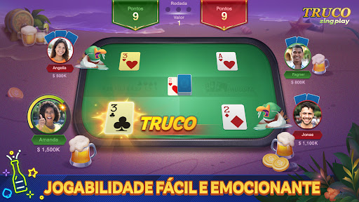 Screenshot Truco ZingPlay: Jogo de cartas