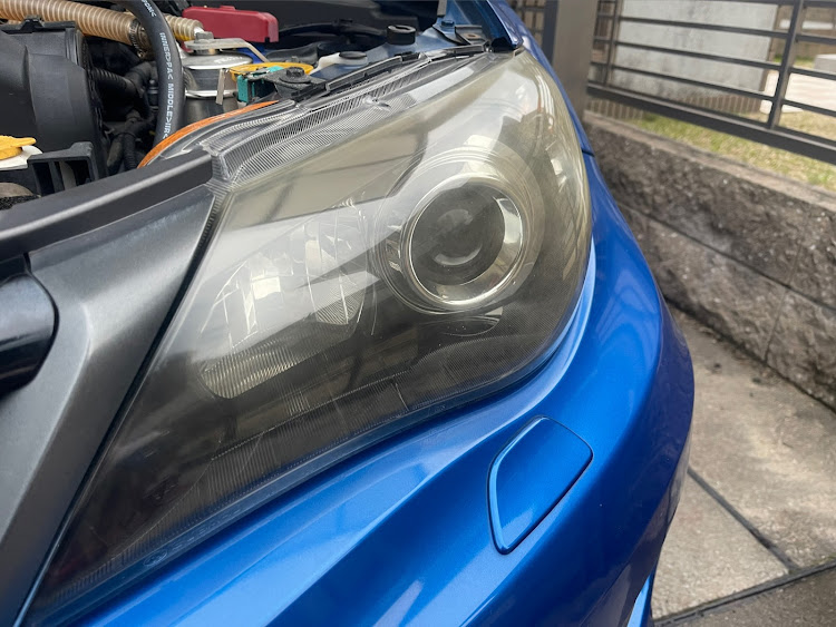 インプレッサ WRX STIのインプレッサWRXSTI・インプレッサGVB・ヘッドライトコーティング・ヘッドライトの黄ばみ取り・ヘッドライトの黄ばみに関するカスタム事例の投稿画像3枚目