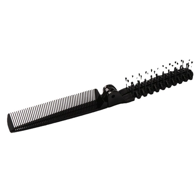 Peigne Pliable Double Créatif Portable avec Barrettes Accessoires pour Cheveux Coiffure Facile et Rapide Idéal pour Voyages et Quotidien