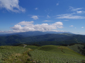 八ヶ岳は雲の中に