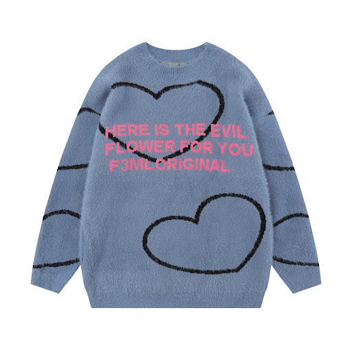 Title 9, Loose Casual Long Sleeves Pullover Knitwear Fas...