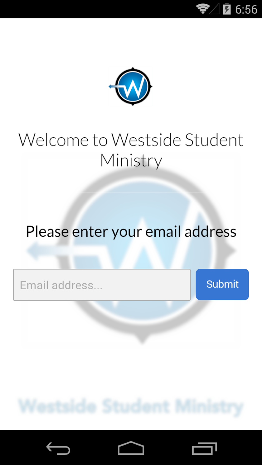 Westside Student Ministry Screen 2